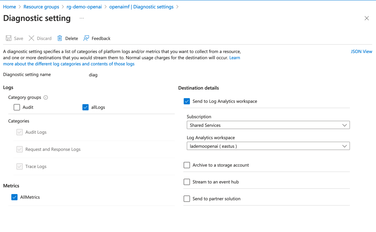 Logging in Azure OpenAI Service | Journey Of The Geek