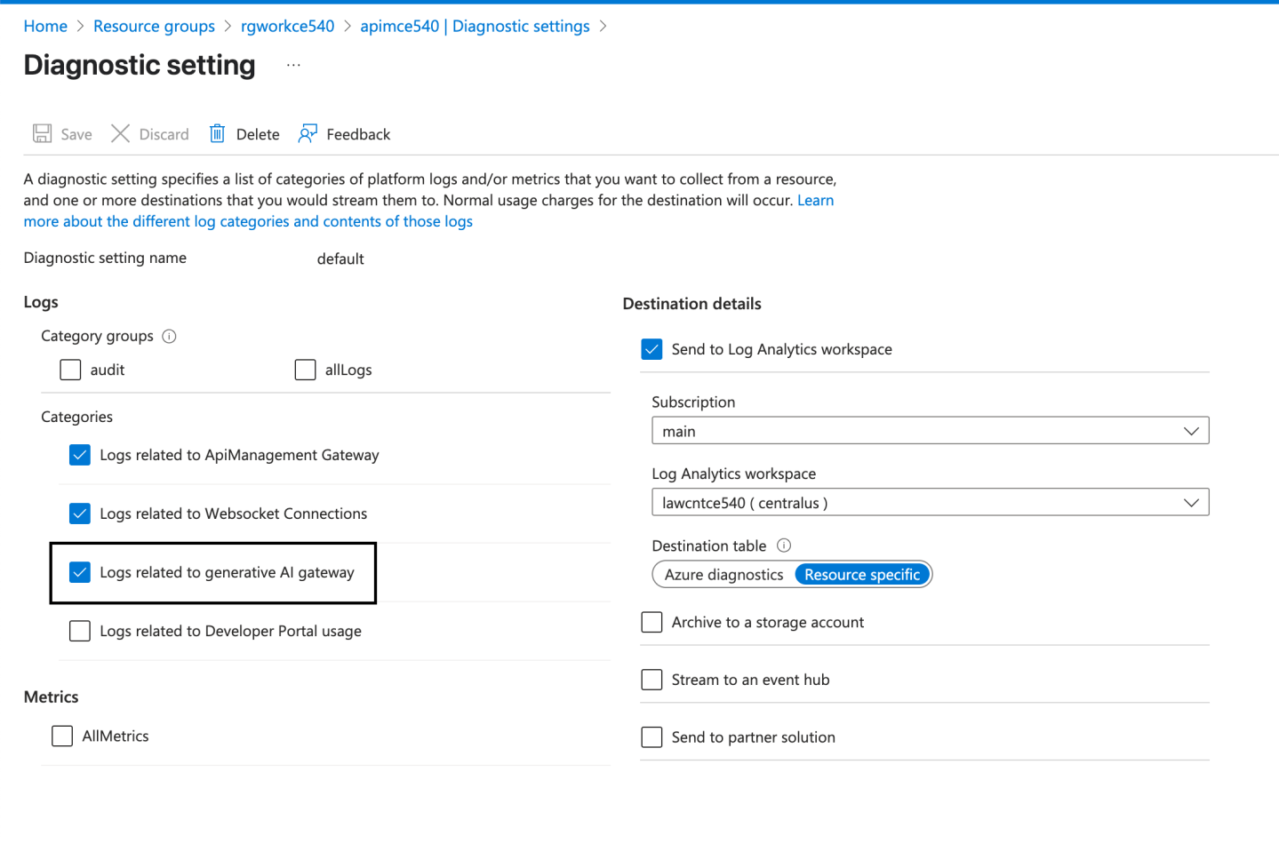 Generative AI in Azure for the Generalist – Prompt and Response Logging ...