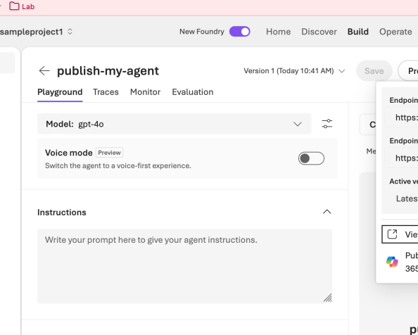 Microsoft Foundry – Publishing Agents To Teams Deep Dive – Part&nbsp;1
